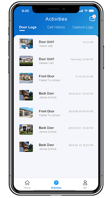 Akuvox Smartplus Activity Log